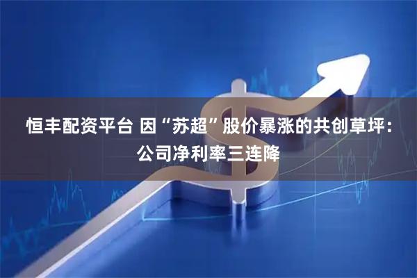 恒丰配资平台 因“苏超”股价暴涨的共创草坪：公司净利率三连降