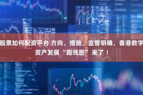 股票如何配资平台 方向、措施、监管明确，香港数字资产发展 “路线图” 来了 ！