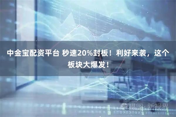 中金宝配资平台 秒速20%封板！利好来袭，这个板块大爆发！