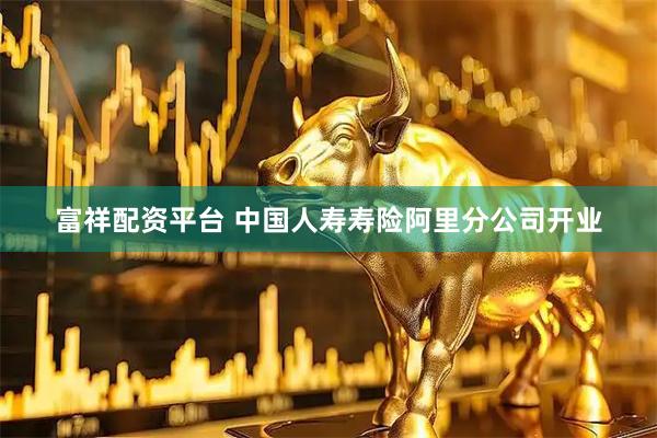 富祥配资平台 中国人寿寿险阿里分公司开业